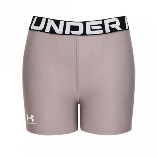Zdjęcie produktu Damskie legginsy krótkie treningowe Under Armour UA Hg Authentics Shorty - beżowe