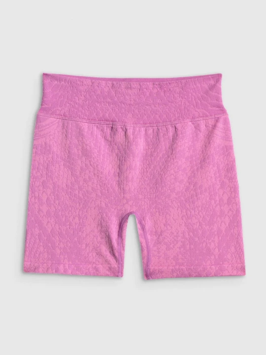 Zdjęcie produktu Damskie legginsy krótkie treninowe 4F 4FRSS26TFSTF133 - różowe