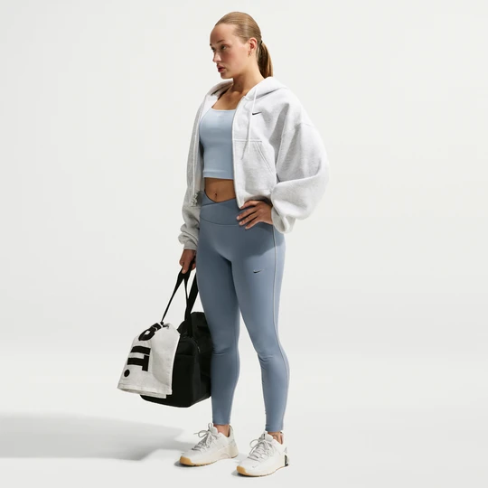 Zdjęcie produktu Damskie legginsy o pełnej długości z wysokim stanem Nike One - Niebieski