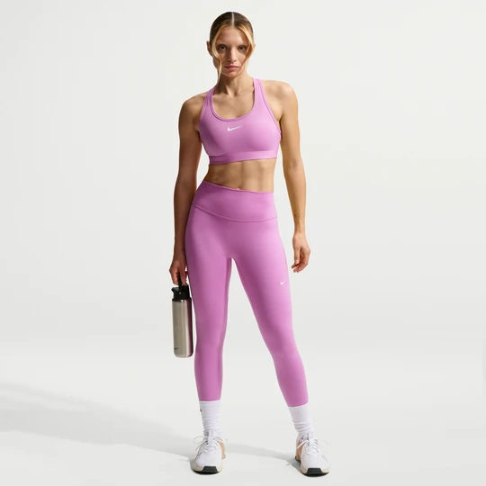 Zdjęcie produktu Damskie legginsy o pełnej długości z wysokim stanem Nike One Seamless Front - Fiolet