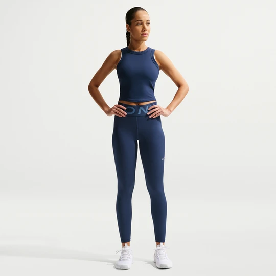 Zdjęcie produktu Damskie legginsy o pełnej długości z wysokim stanem Nike Pro Sculpt - Niebieski