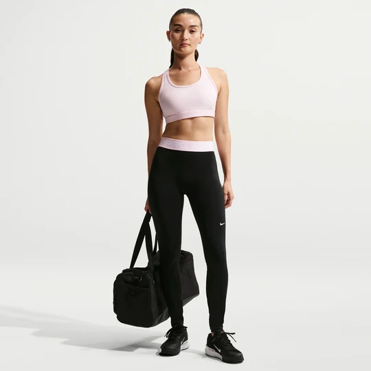 Zdjęcie produktu Damskie legginsy o pełnej długości ze średnim stanem Nike Pro - Czerń
