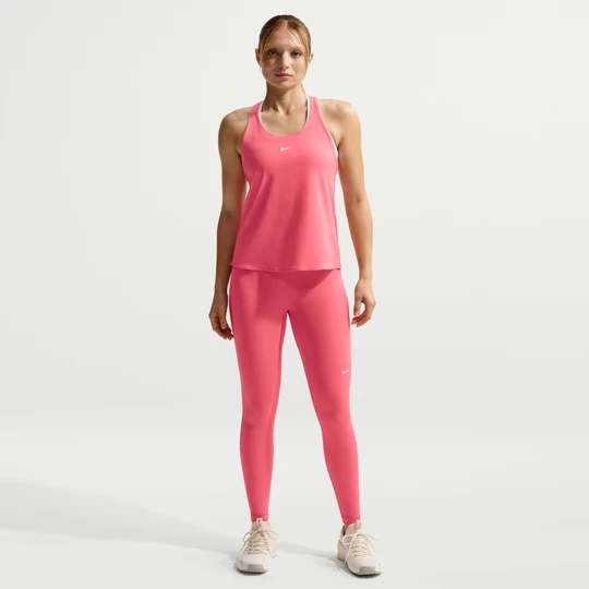 Zdjęcie produktu Damskie legginsy o pełnej długości ze średnim stanem Nike Pro - Różowy