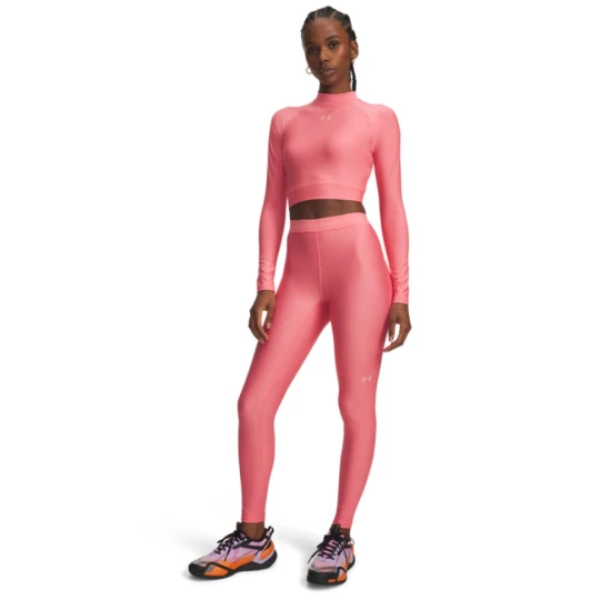 Zdjęcie produktu Damskie legginsy treningowe Under Armour HeatGear Legging - różowe