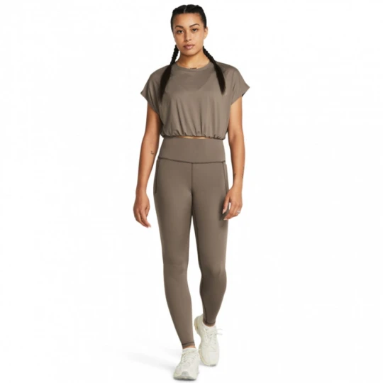 Zdjęcie produktu Damskie legginsy treningowe Under Armour Meridian Legging - brązowe