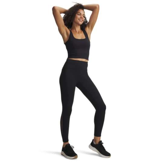 Zdjęcie produktu Damskie legginsy treningowe Under Armour Motion Mesh Ankle Legging - czarne