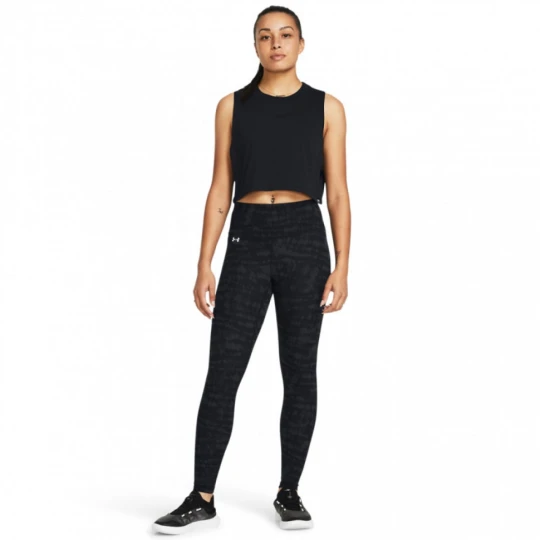 Zdjęcie produktu Damskie legginsy treningowe Under Armour Motion Print Legging - czarne