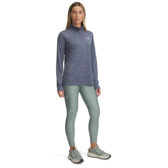 Zdjęcie produktu Damskie legginsy treningowe Under Armour Tech Hi Ankle Leg - zielone