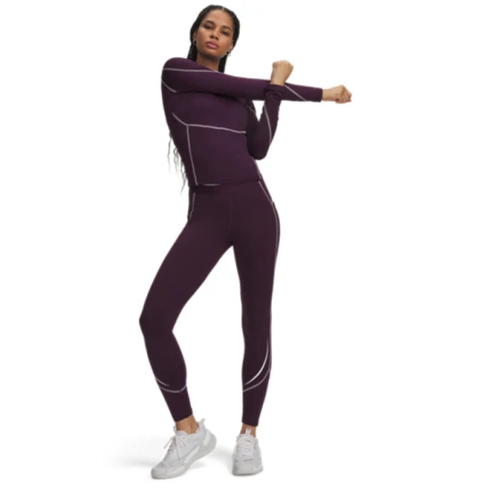 Zdjęcie produktu Damskie legginsy treningowe Under Armour UA ColdGear Elite Legging - fioletowe