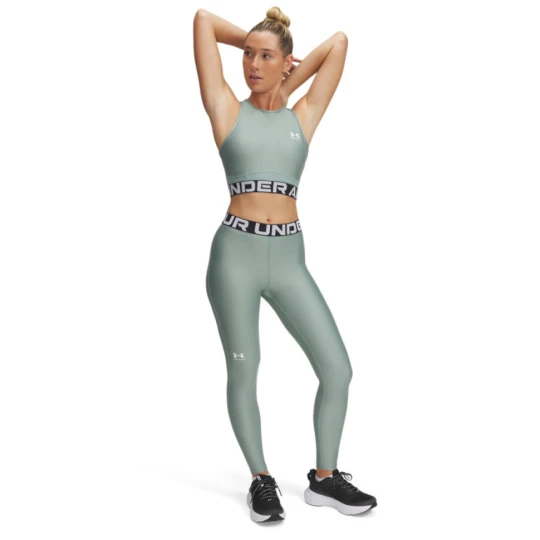 Zdjęcie produktu Damskie legginsy treningowe Under Armour UA HG Legging - zielone