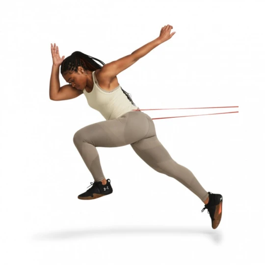 Zdjęcie produktu Damskie legginsy treningowe Under Armour Vanish Elite Seamless AnkLeg - brązowe