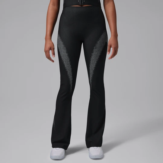 Zdjęcie produktu Damskie legginsy z wysokim stanem i rozszerzanymi nogawkami Dri-FIT Jordan Sport Flightweight - Czerń