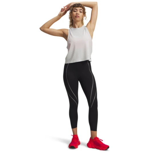 Zdjęcie produktu Damskie leginsy treningowe Under Armour UA Halo Bonded Ankle - czarne