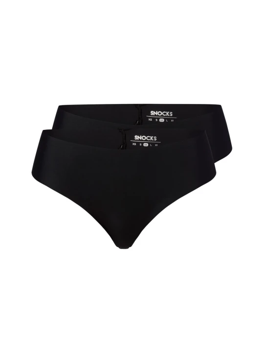 Zdjęcie produktu Snocks majtki typu hipster w 2-paku Kobiety czarny