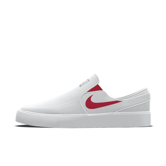 Zdjęcie produktu Damskie personalizowane buty do skateboardingu Nike SB Zoom Janoski Slip By You - Biel