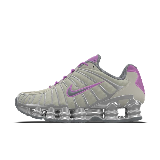 Zdjęcie produktu Damskie personalizowane buty Nike Shox TL By You - Szary