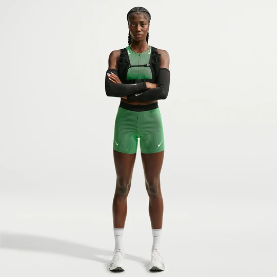 Zdjęcie produktu Damskie przylegające spodenki do biegania Dri-FIT ADV Nike AeroSwift - Zieleń