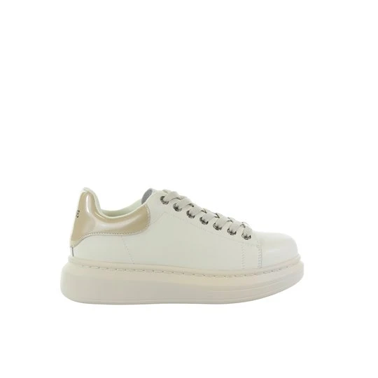 Zdjęcie produktu Damskie skórzane sneakersy beżowe GOE TT2N4001