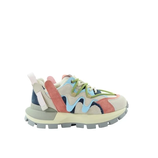 Zdjęcie produktu Damskie sneakersy skórzane multikolor GOE TT2N4019