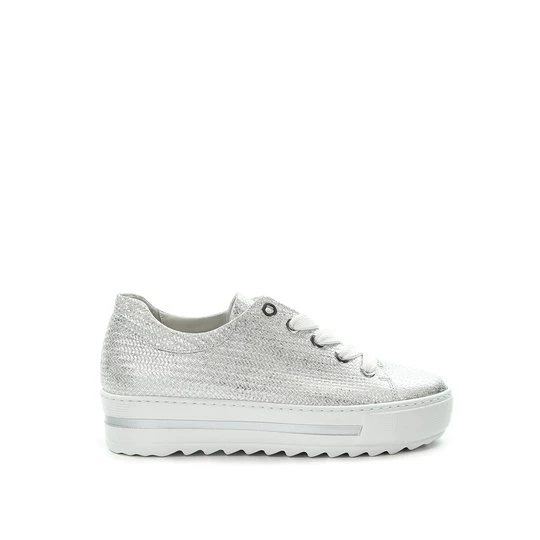 Zdjęcie produktu Damskie sneakersy srebrne Gabor 46.496.22