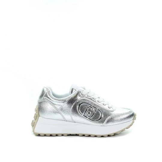 Zdjęcie produktu Damskie sneakersy srebrne LIU JO BA5003TX04600532