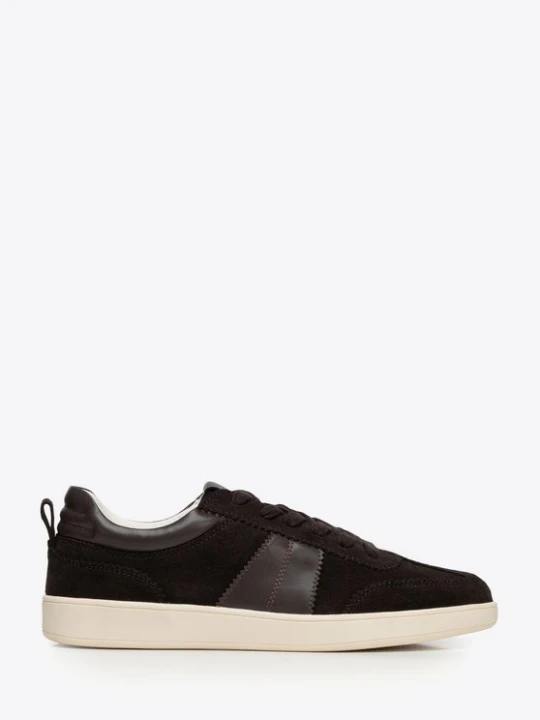 Zdjęcie produktu Damskie sneakersy ze skóry zamszowej brązowe Wittchen