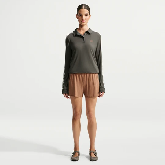 Zdjęcie produktu Damskie spodenki 12, 5 cm NikeSKIMS Stretch Knit - Brązowy