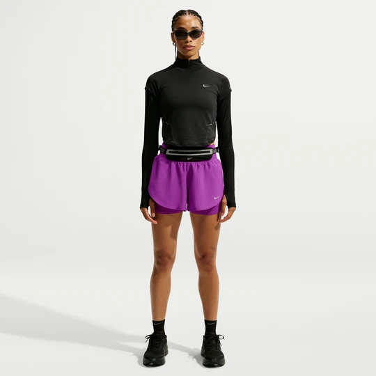 Zdjęcie produktu Damskie spodenki do biegania 2 w 1 z wysokim stanem Dri-FIT Nike Flow - Fiolet