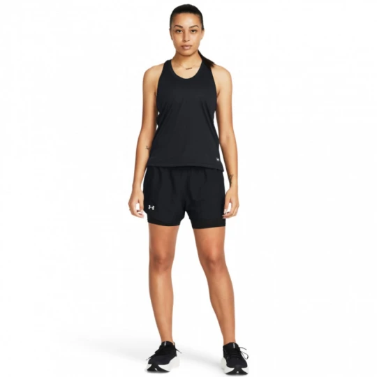 Zdjęcie produktu Damskie spodenki do biegania Under Armour UA Fly By 2in1 Short - czarne