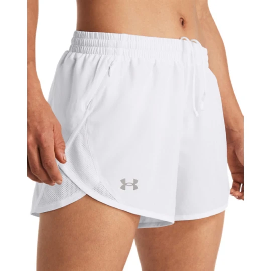 Zdjęcie produktu Damskie spodenki do biegania Under Armour UA Fly By 3\'\' Shorts - białe