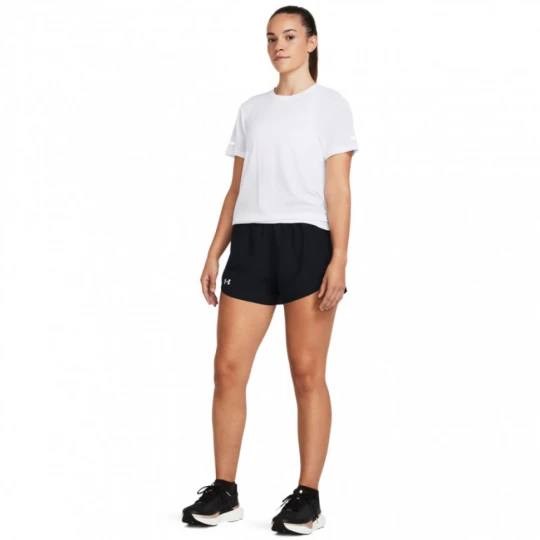 Zdjęcie produktu Damskie spodenki do biegania Under Armour UA Fly By 3\'\' Shorts - czarne