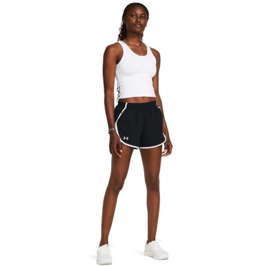 Zdjęcie produktu Damskie spodenki do biegania Under Armour UA Fly By 3\'\' Shorts - czarne