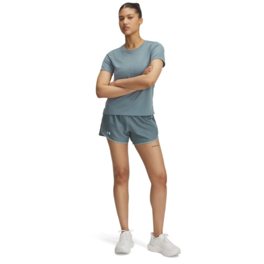 Zdjęcie produktu Damskie spodenki do biegania Under Armour UA Fly By 3\'\' Shorts - niebieskie
