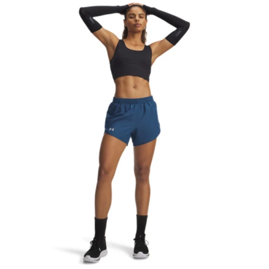 Zdjęcie produktu Damskie spodenki do biegania Under Armour UA Fly By 3\'\' Shorts - niebieskie