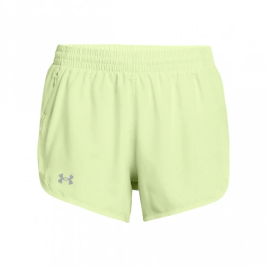 Zdjęcie produktu Damskie spodenki do biegania Under Armour UA Fly By 3'' Shorts - zielone
