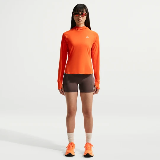 Zdjęcie produktu Damskie spodenki do biegania w terenie z wysokim stanem 10 cm Dri-FIT Nike ACG - Brązowy