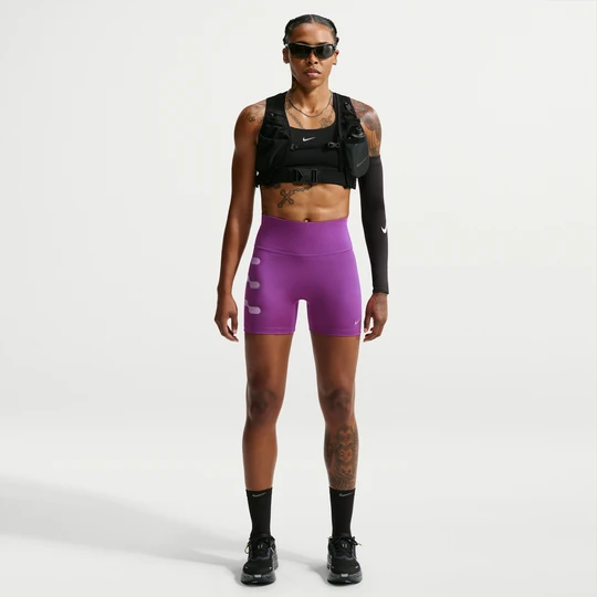 Zdjęcie produktu Damskie spodenki do biegania z wysokim stanem Nike Tempo Flash - Fiolet