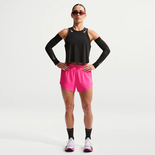 Zdjęcie produktu Damskie spodenki do biegania ze średnim stanem i wszytą bielizną Dri-FIT ADV 8 cm Nike AeroSwift - Różowy