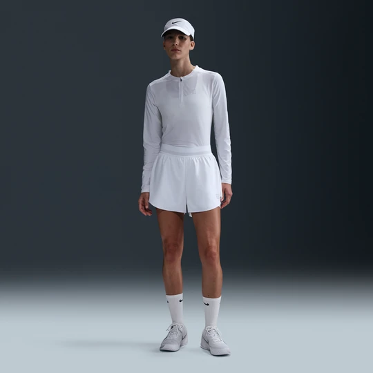 Zdjęcie produktu Damskie spodenki do tenisa Dri-FIT NikeCourt Ace Advantage - Biel