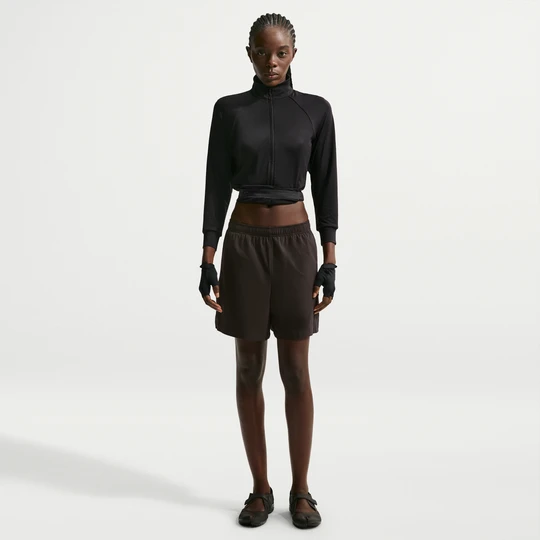 Zdjęcie produktu Damskie spodenki dresowe 12, 5 cm NikeSKIMS Stretch Nylon - Brązowy