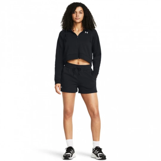 Zdjęcie produktu Damskie spodenki dresowe Under Armour Rival Fleece Short - czarne