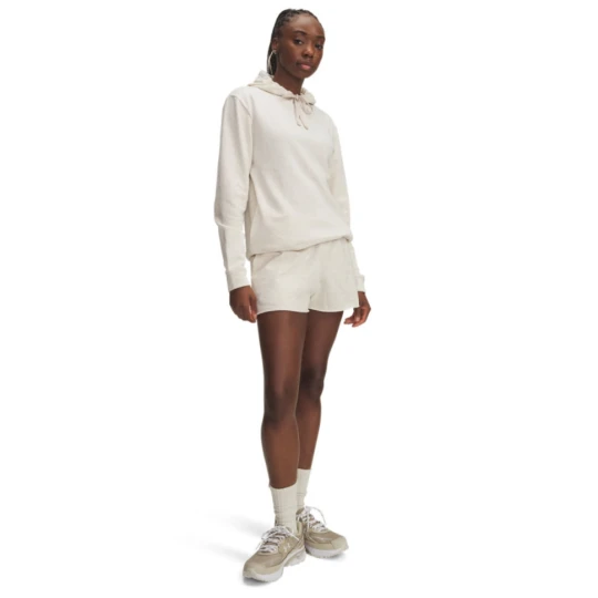 Zdjęcie produktu Damskie spodenki dresowe Under Armour UA Rival Terry Short - beżowe