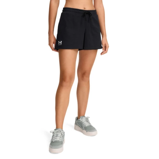 Zdjęcie produktu Damskie spodenki dresowe Under Armour UA Rival Terry Short - czarne