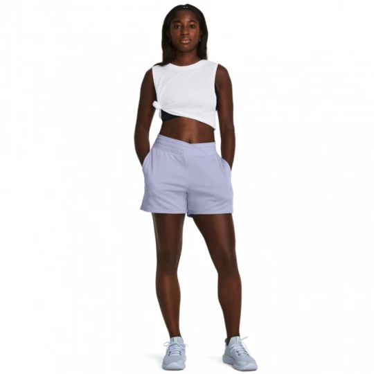 Zdjęcie produktu Damskie spodenki dresowe Under Armour UA Rival Terry Short - fioletowe