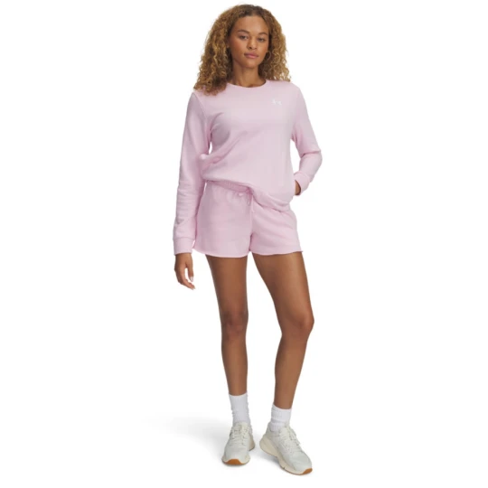 Zdjęcie produktu Damskie spodenki dresowe Under Armour UA Rival Terry Short - różowe