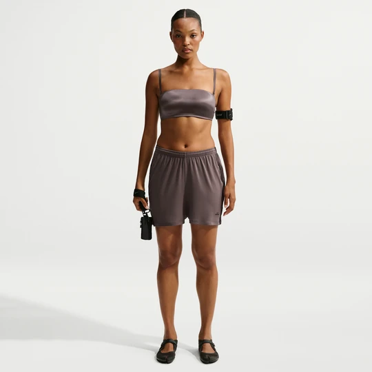 Zdjęcie produktu Damskie spodenki NikeSKIMS Stretch Knit - Brązowy