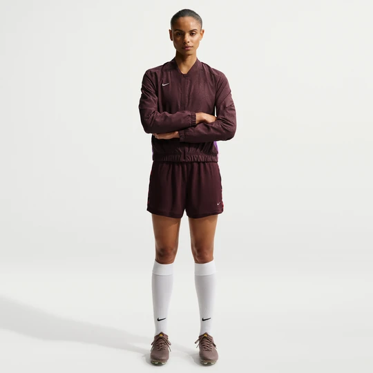 Zdjęcie produktu Damskie spodenki piłkarskie z dzianiny Dri-FIT Nike United Academy - Czerwony