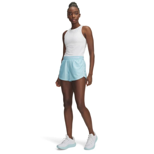 Zdjęcie produktu Damskie spodenki treningowe Under Armour Tech Play Up Shorts - niebieskie