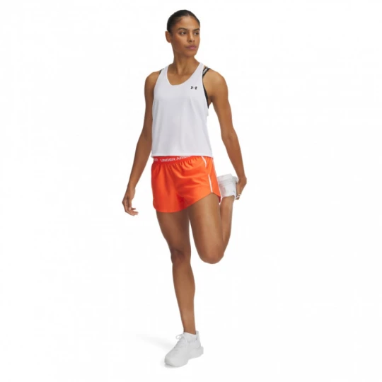 Zdjęcie produktu Damskie spodenki treningowe Under Armour Tech Play Up Shorts - pomarańczowe