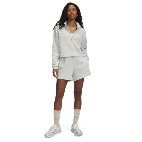 Zdjęcie produktu Damskie spodenki treningowe Under Armour UA Meridian Rib Short - zielone